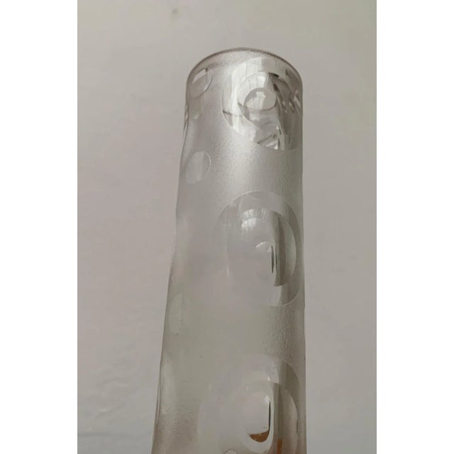 Vintage Bubble Glass Vase, 1970s For Sale - Image 12 of 16
