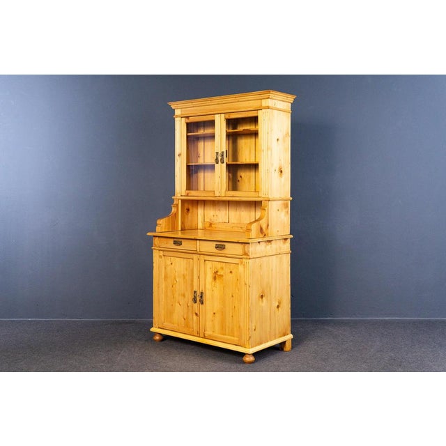 Vintage Display Softwood Cupboard For Sale - Image 4 of 18