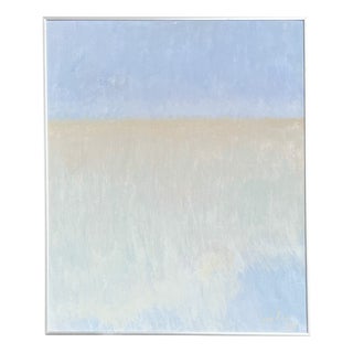 Rudi Polder, Luminist Composition in Pastel Tones, 1980s, Oil on Canvas For Sale
