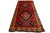 Mid-Century Vintage Tribal Kurdish Wool Rug With Geometric Diamond Medallions For Sale - Image 4 of 8