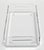 1980s Dorothy Thorpe Style Sculptural Rectangle Clear Lucite Serving Tray For Sale - Image 9 of 15