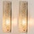 Metal Structured Wave Glass and Brass Wall Light from Kaiser, 1970s For Sale - Image 7 of 18