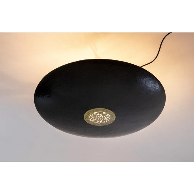 20th Century Moorish Style Brass Wall or Suspension Lamp For Sale - Image 4 of 10