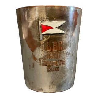 1960 Indian Landing Boating Club Maryland Sailing Trophy Cup For Sale