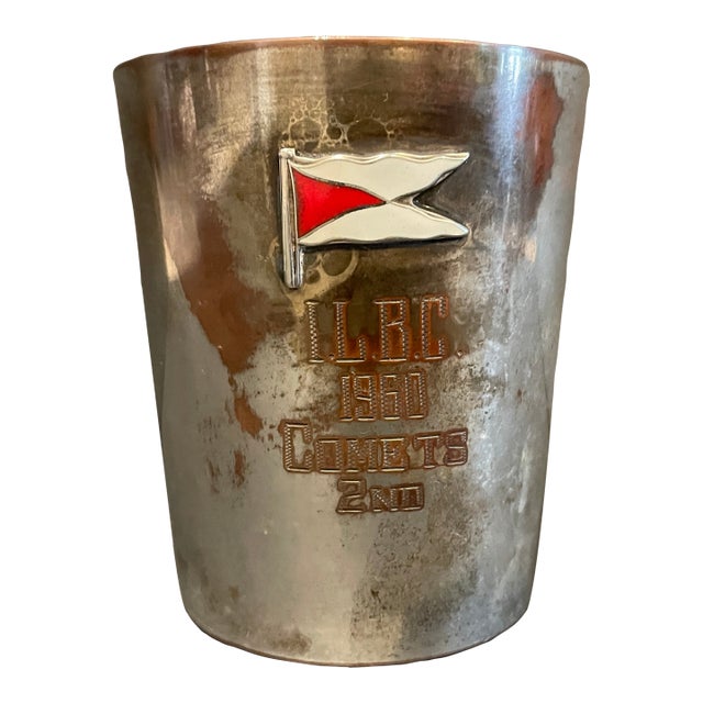 1960 Indian Landing Boating Club Maryland Sailing Trophy Cup For Sale