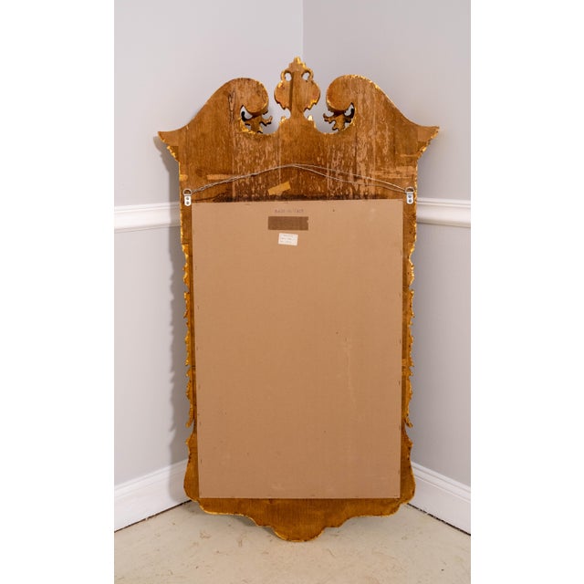 Italian Georgian Style Walnut & Gold Mirror For Sale - Image 13 of 15