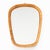 Mid-Century Modern Oval Mirror in Rattan Frame, France, 1950 For Sale - Image 3 of 3
