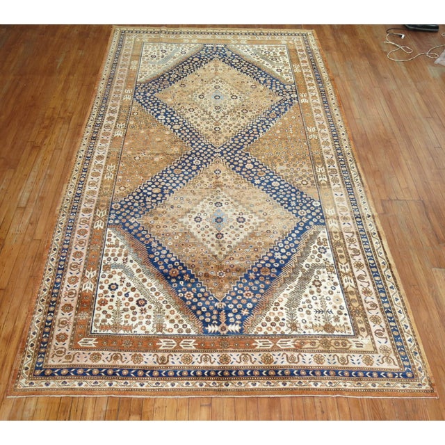Textile Vintage Large Gallery Size Khotan Rug - 7'2" x 14' For Sale - Image 7 of 7