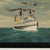 Blue Antique English Painting of the Steamship Bristol by Samuel Pickford For Sale - Image 8 of 12