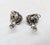 Silver Vintage Signed Napier "Golden Fern" Rhodium Plated Clip Earrings, 1966 For Sale - Image 8 of 8