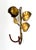 Vintage Italian Tole Gold Gilt Rose Wall Hook – Double Hook Floral Wall Accent – Hollywood Regency, Cottagecore, Shabby Chic For Sale In Houston - Image 6 of 9