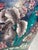 Vintage Chinese Floral Fish Bowl Cachepot in Purple and Pink For Sale - Image 12 of 12
