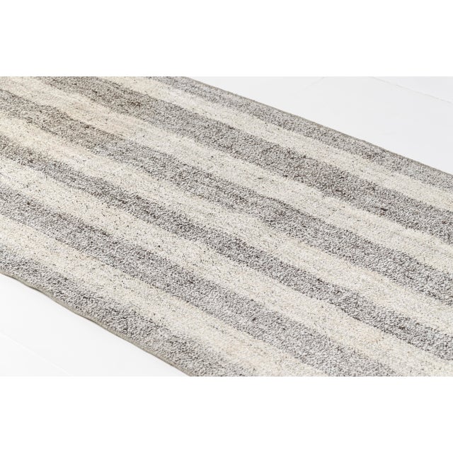 1960s Natural Handwoven Decorative Runner For Sale - Image 4 of 10