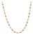 French Antique Gemstone Necklace 18k Yellow Gold 19" Quatrefoil Chain Jewelry For Sale