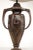 Antique French Art Nouveau Patinated Metal Table Lamp For Sale - Image 9 of 12