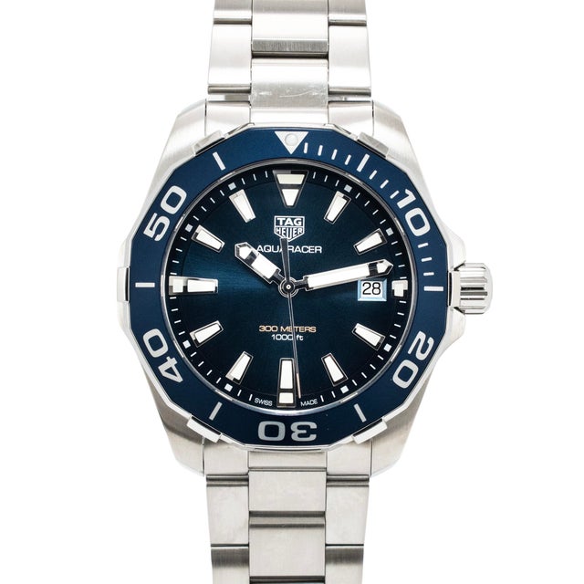 Brand: Tag Heuer Gender: Men's Metal Type: Stainless Steel Diameter: 41.00 mm Length: 8.50 inches Weight: 169.37 grams TAG...