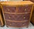 Late 20th Century Pair of Lineage Home Woven Rattan Front and Leather-Clad Bow Front Chest of Drawers For Sale In Washington DC - Image 6 of 18