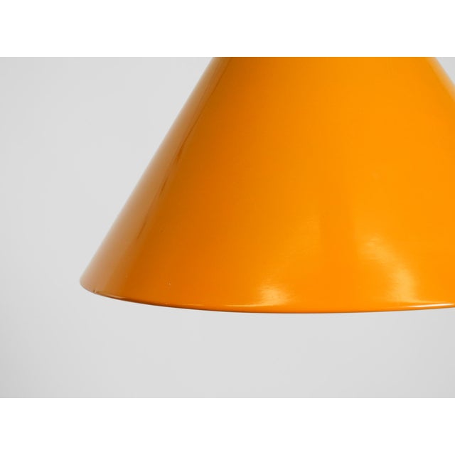 Vintage Model Billiard Pendant Lamp in Orange Metal by Louis Poulsen, 1970s For Sale - Image 11 of 17