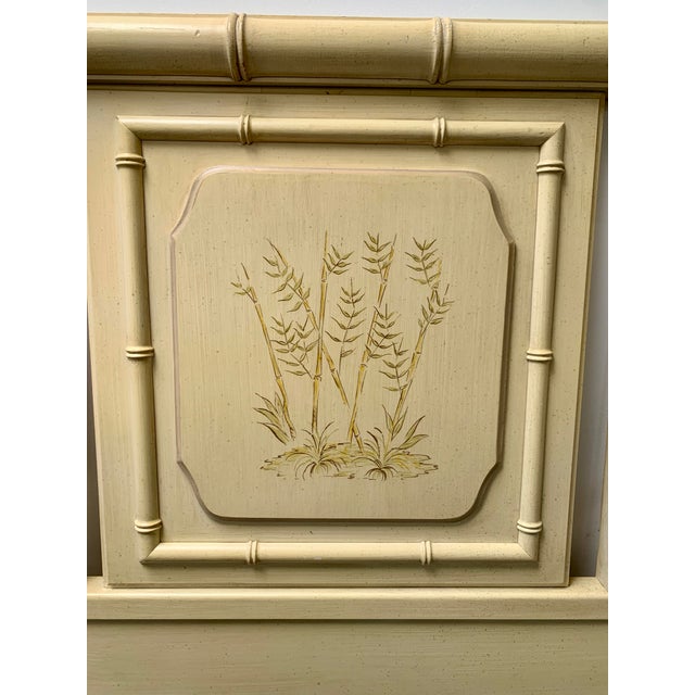 II Sought after Aloha twin headboard by Dixie known for its Hollywood Regency and Palm Beach Coastal style. It features a...