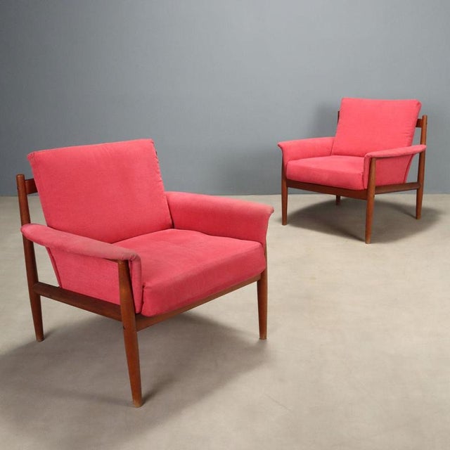 118 Armchairs attributed to Grete Jalk for France & Son, Set of 2 For Sale - Image 12 of 12