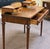 Walnut Writing Desk With Drawers and Wicker Accents With Complimentary Matching Wooden Wicker Chair For Sale In San Francisco - Image 6 of 13