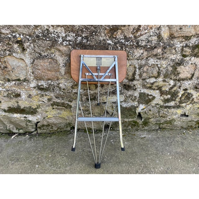 Libellule Folding Stool by Normafix, 1950 For Sale - Image 6 of 12