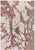 Modern Abstract Organic Beige And Dusty Rose Rug "Rhizome" by Doris Leslie Blau For Sale
