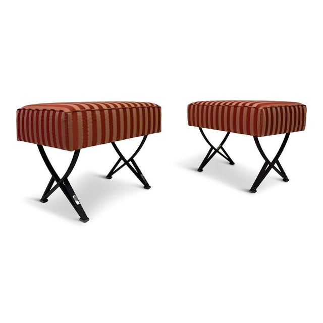 Italian Stools by Gianni Moscatelli for Formanova, 1950s, Set of 2 For Sale - Image 16 of 16