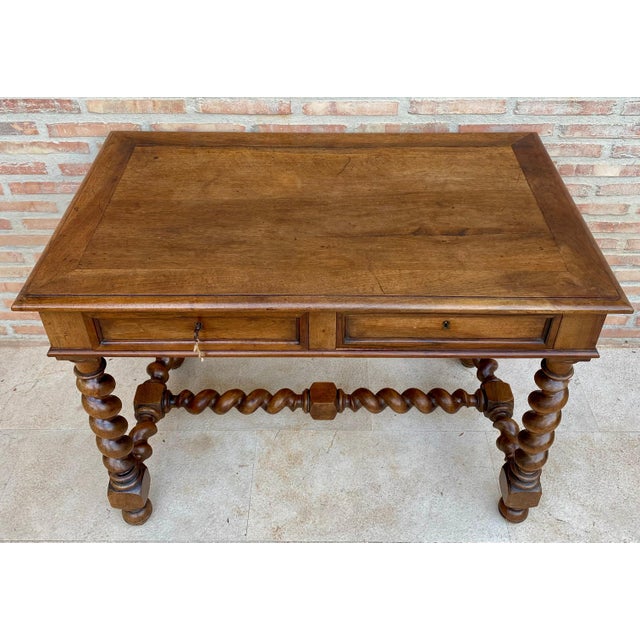 Early 19th Century French Walnut Worktable For Sale - Image 17 of 18