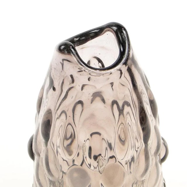 Little Bean Vase by Jan Sylwester Drost for Ząbkowice Glassworks, 1970s For Sale - Image 4 of 9