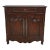French Provincial Distressed Finish Hall Cabinet For Sale