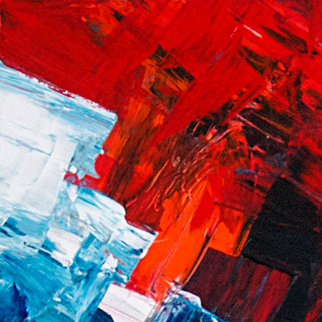 Indestructible — Abstract Original Painting, Acrylic on Canvas, 36 × 36 In For Sale - Image 4 of 6