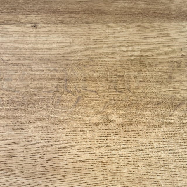 Rare Vintage Danish Modern Floating Top Quarter-Sawn Oak Desk Gunnar Nielsen Tibergaard Attributed For Sale - Image 12 of 12