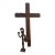 Celestial Meet the Sea Hand Carved Cross For Sale