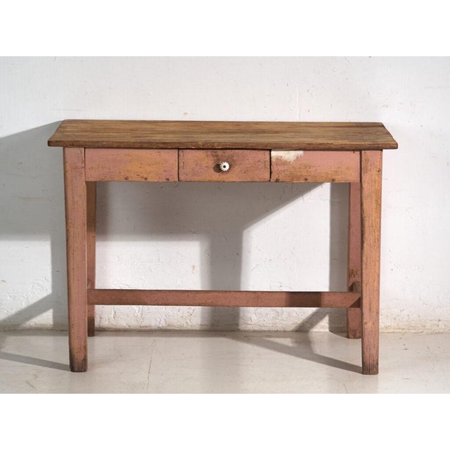 Kitchen Table in Pine Wood, Central Europe, 1900 For Sale - Image 6 of 12