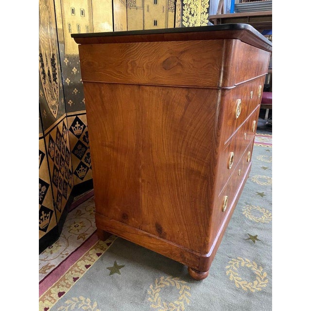 Empire Chest of Drawers in Elm For Sale - Image 4 of 13