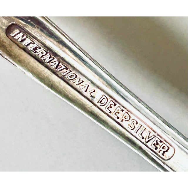 International Silver 1960s International Silver Silver Plated Shell Bowl Serving Spoon For Sale - Image 4 of 4