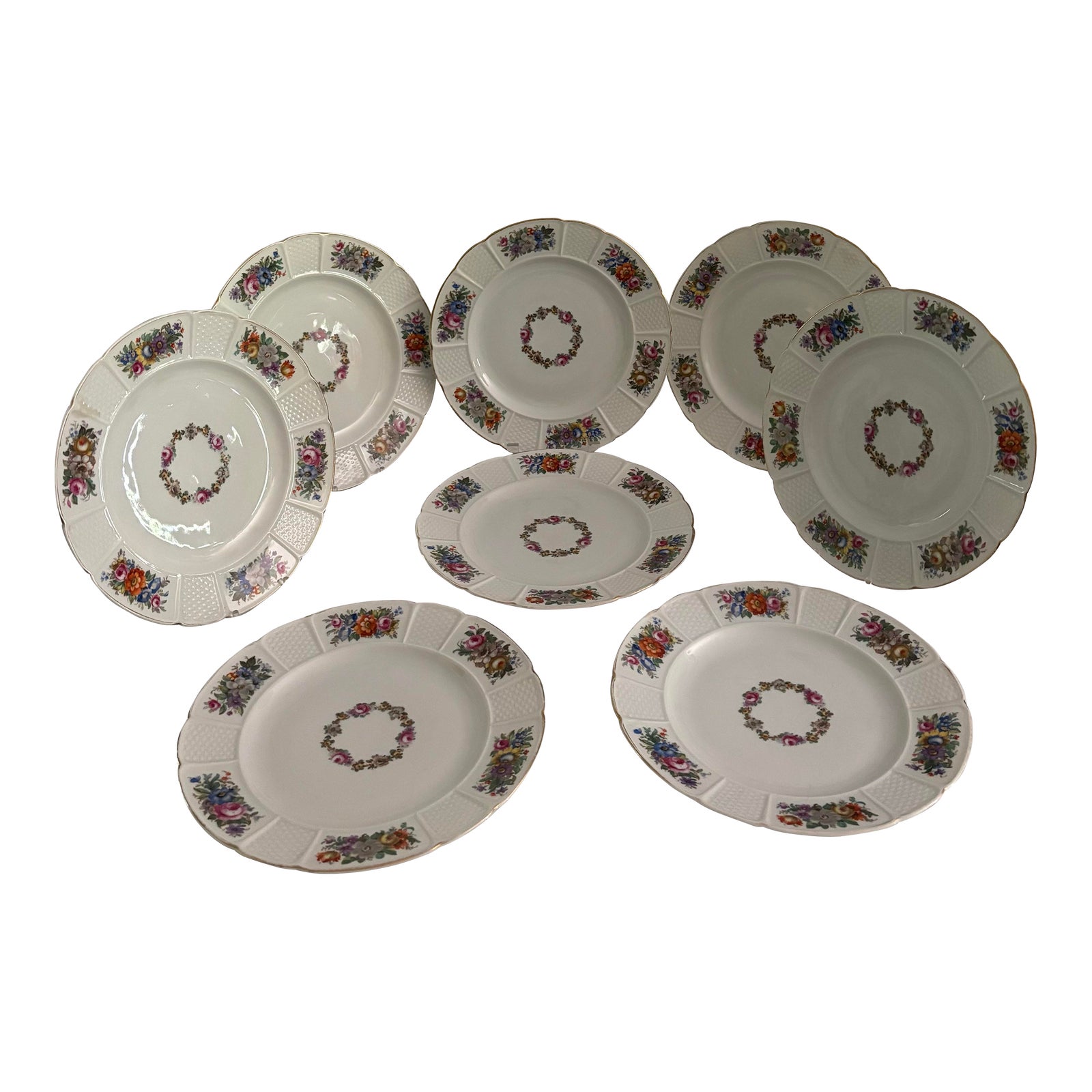 1920s Rosenthal Dinner Plates- Set of 8 | Chairish