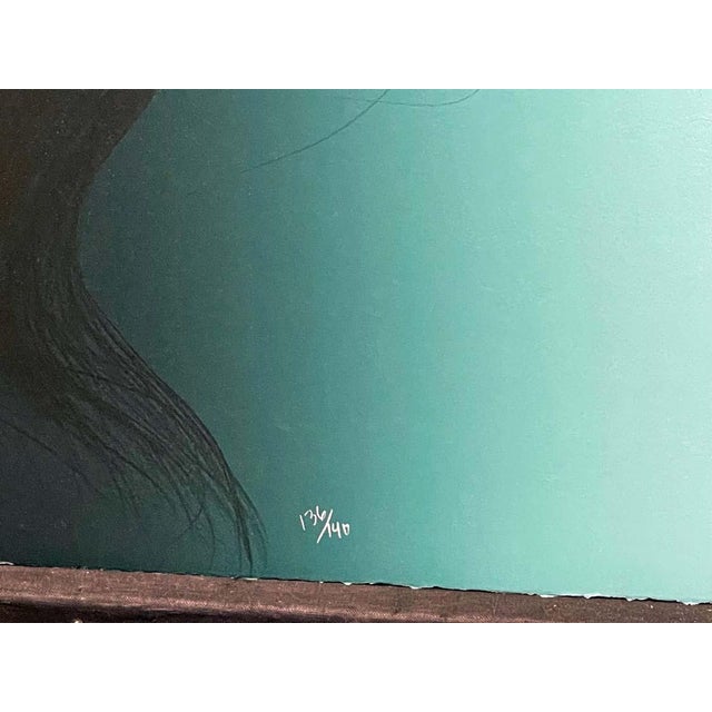 Frank Howell Visitation 1990 Hand Signed Lithograph For Sale - Image 4 of 6