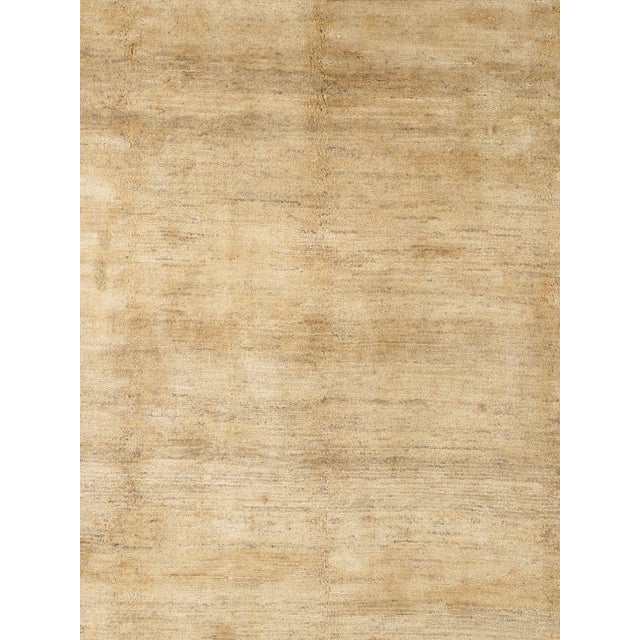 1980s Modern Hand-Knotted Persian Gabbeh Rug 10'1" X 12'5" For Sale - Image 5 of 5