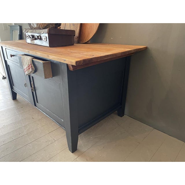 Large Brown and Grey Chest of Drawers For Sale - Image 14 of 16