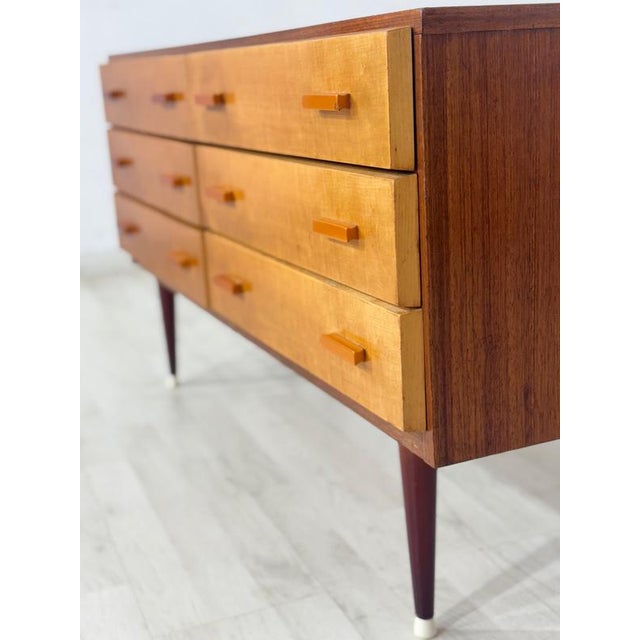 Brown Vintage Chest of Drawers For Sale - Image 8 of 11