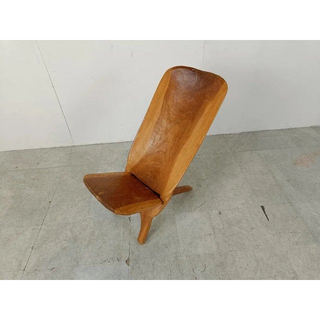 Vintage African Birthing Chair, 1960s For Sale - Image 3 of 11