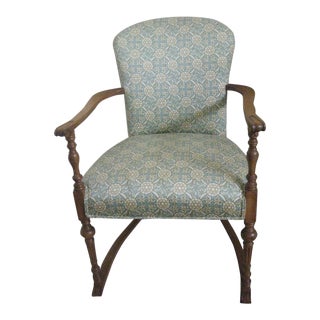 20th Century Boho Chic Accent Chair For Sale