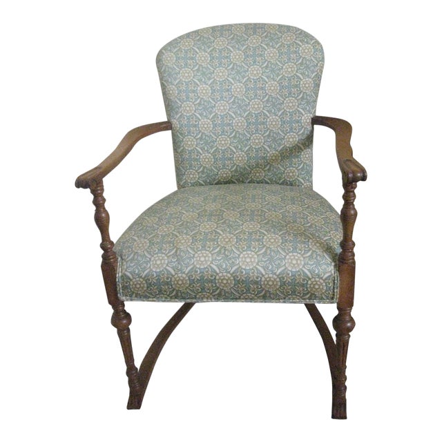 20th Century Boho Chic Accent Chair For Sale