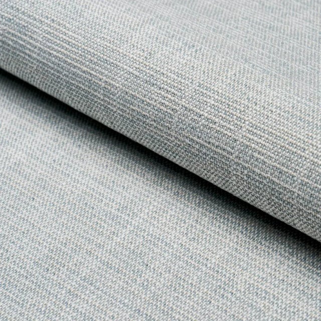 SAMPLE - Schumacher Lily Indoor/Outdoor Fabric In Sky For Sale