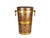 French Oak Aluminum and Brass Ice Bucket from Geraud Lafitte Ouvrier, 1950s For Sale - Image 9 of 9