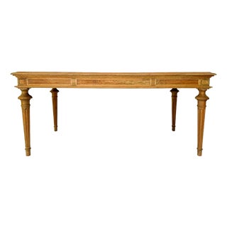 Restoration Hardware French Farmhouse Salvaged Oak Rectangular Dining Table For Sale