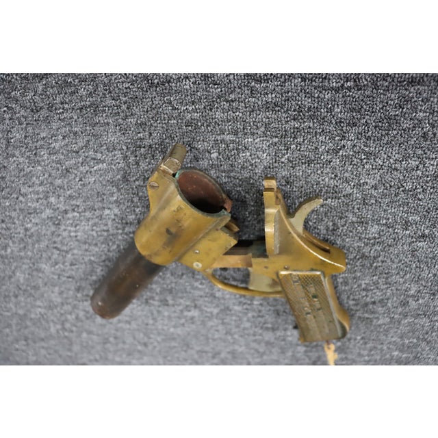 Antique International Flare Signal Co. Brass and Iron Flare Gun For Sale - Image 13 of 13