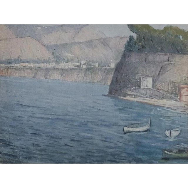 Giovanni Malesci Seascape oil on cardboard The work is signed at the bottom left. 30x40cm This piece is attributed to the...